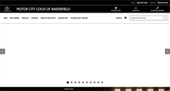 Desktop Screenshot of motorcitylexusofbakersfield.com